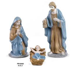 SET NATIVITA' 27.7 CM. 3 SOG. PORCELLANA