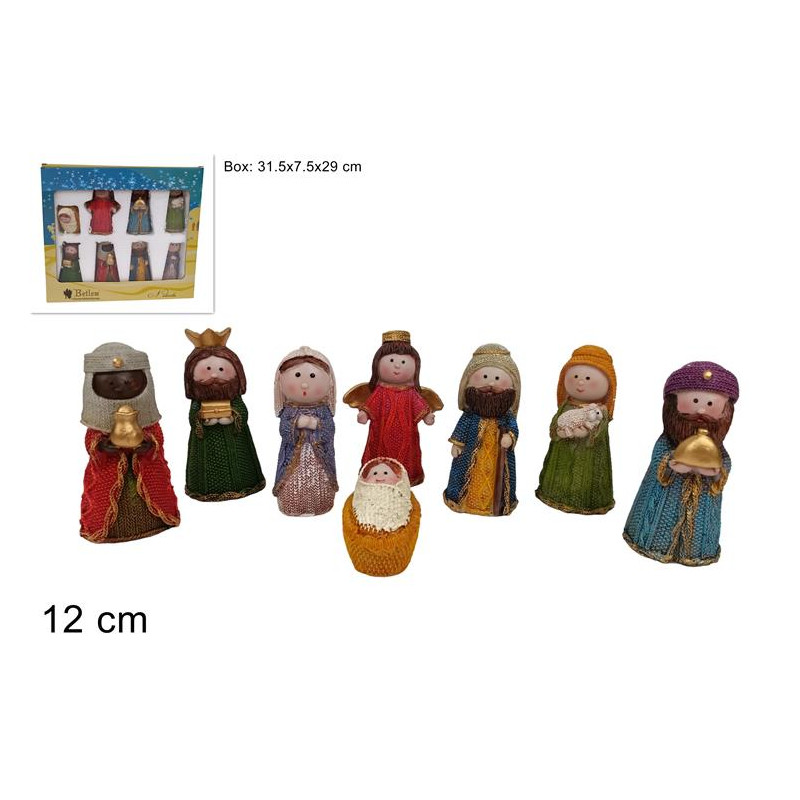 NATIVITA' BIMBI 8PZ 31.5X7.5X29CM