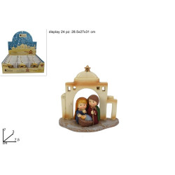 NATIVITA' PORTICATO TEMPIO 28.5X27X31CM