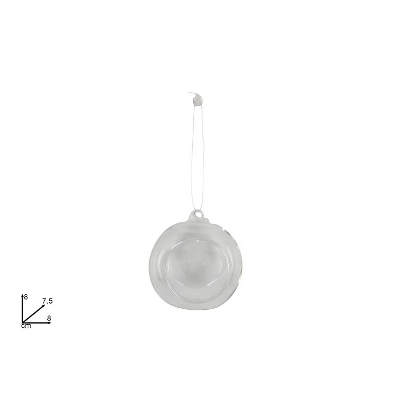PALLA VETRO APERTA 8CM