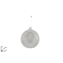 PALLA VETRO APERTA 12CM