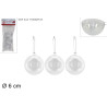 SFERA PLASTICA TRASP SET 3PZ 6CM