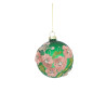 SFERA VETRO X ALBERO GREEN CM.8